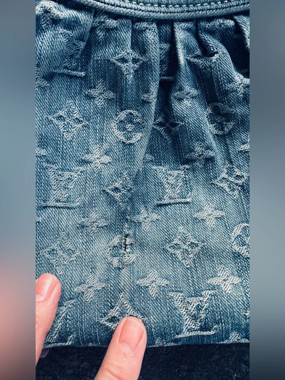 Louis Vuitton Monogram Denim Neo Cabby MM